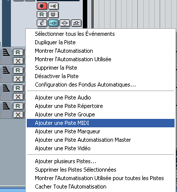 Step 07 - Insert a MIDI track